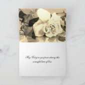 キリストエレガント教弔問KJVバイブル悔やみや弔慰 カード (内部)