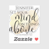 キリストエレガント教引用文聖書のSの上の聖句 シール (シート)