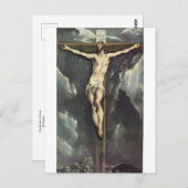 キリストオンアクロスバイエルグレコポストカード ポストカード (正面/裏面)