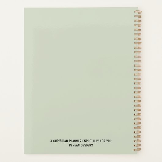 キリストカスタム教の誕生月を植えた開花 プランナー手帳 (裏面)