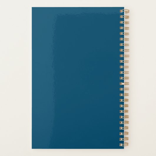 キリストカスタム教交差モノグラ結婚ム プランナー手帳 (裏面)