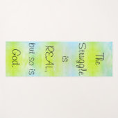 キリストグラデーション教の戦実在いは神でもある ヨガマット (正面(横))