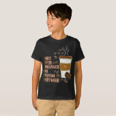キリストコーヒークリスチャン教会カフェイン牧師 Tシャツ (正面フル)