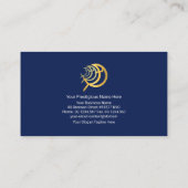 キリストスタイリッシュ教徒シンプルの発光水が滴る 名刺 (裏面)