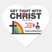 キリストハートシールでタイト20枚 ハートシール (正面)