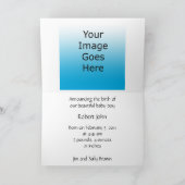 キリストパーソナライズされた教誕生の発表 案内状 (内部)