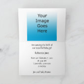 キリストパーソナライズされた教誕生の発表 案内状 (内部)