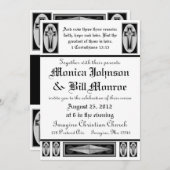 キリストフォーマル教結婚式招待状 招待状 (正面/裏面)