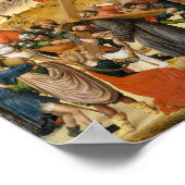 キリストベアリングザクロスヴィンテージファインアートアンティーク ポスター (角)