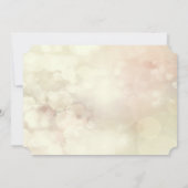 キリストマスボール、ボケ、サンタ帽　コーポレートパーティ 招待状 (裏面)