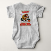 キリストメリース ベビーボディスーツ (裏面)