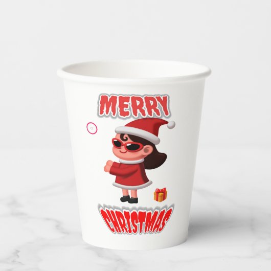 キリストメリース 紙コップ (正面)