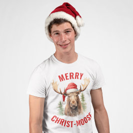 キリストメリームースおもしろいクリスマスムース Tシャツ