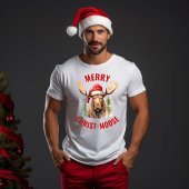 キリストメリームースおもしろいクリスマスムース Tシャツ