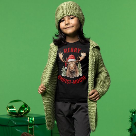 キリストメリームースおもしろいクリスマスムース Tシャツ