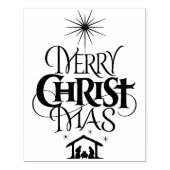 キリストメリー教クリスマス書道宗教 ラバースタンプ (インプリント)