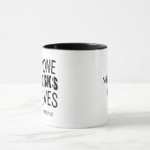 キリストモダン教聖書聖句マタイ7:8 マグカップ (中央)