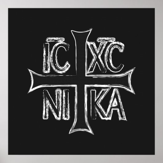 キリストモノグラム ICHC NIKA ポスター (正面)