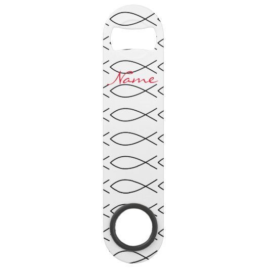 キリストンフィッシュシンボルイッチィスサンダー_コーブ スピード栓抜き (正面)