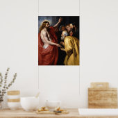 キリスト与えは聖ペテロへの天国の鍵 ポスター (キッチン)