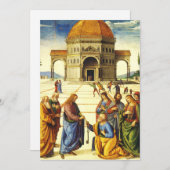 キリスト与えは聖ペテロへの鍵である シーズンカード (正面/裏面)