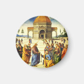 キリスト与えは聖ペテロへの鍵である マグネット (正面)