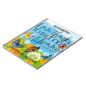 キリスト与え感謝していフローラ感謝の聖句 ノートブック (左側)