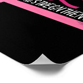 キリスト乳癌を通してすべてのことを成し遂げることができる阿波 ポスター (角)