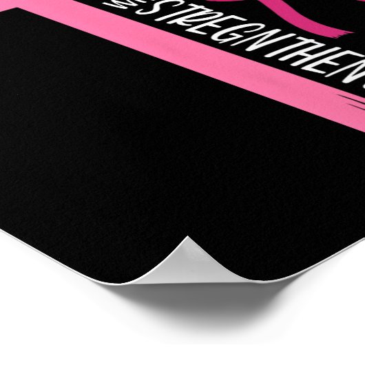 キリスト乳癌を通してすべてのことを成し遂げることができる阿波 ポスター (角)