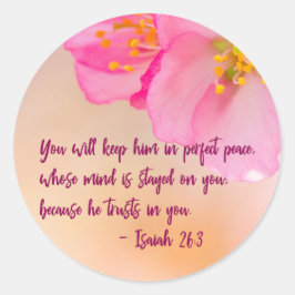 キリスト保教のフローラ感動的 ラウンドシール