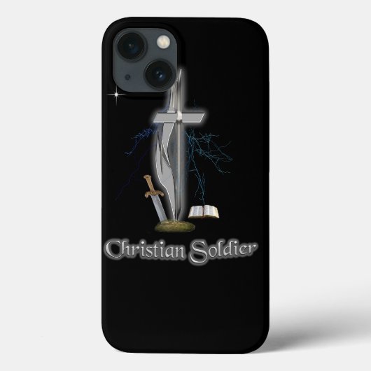 キリスト兵のケース Case-Mate iPhoneケース (裏面)
