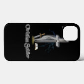 キリスト兵のケース Case-Mate iPhoneケース (裏面 (横))