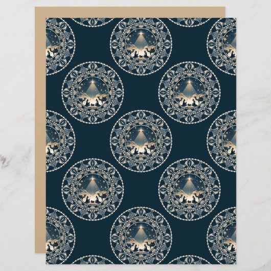 キリスト出生スター疑問に思オブ水玉模様曼荼羅 (正面/裏面)