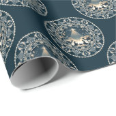 キリスト出生スター疑問に思オブ水玉模様曼荼羅 ラッピングペーパー (ロールコーナー)