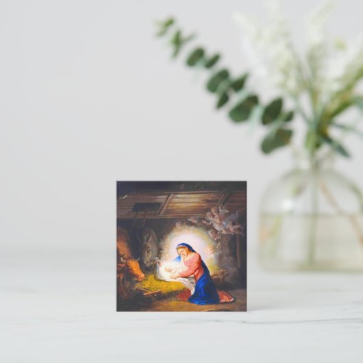 キリスト出生 エンクロージャーカード (スタンド正面)