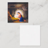 キリスト出生 エンクロージャーカード (正面/裏面)