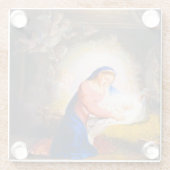 キリスト出生 ガラスコースター (裏面)