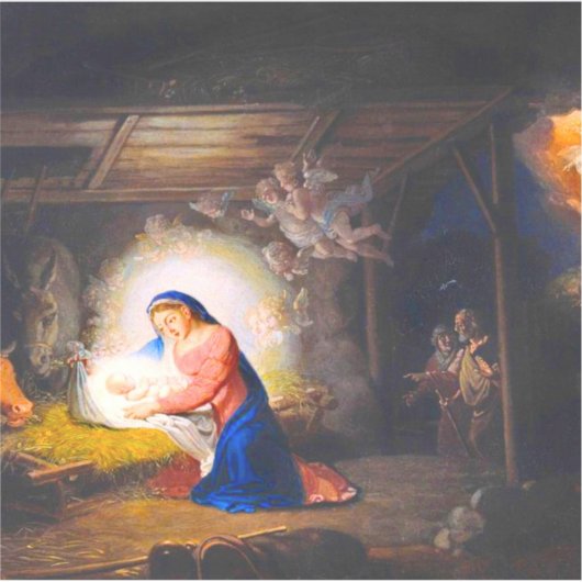 キリスト出生 シール (正面)