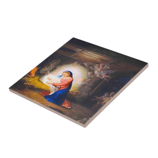 キリスト出生 タイル (側面)