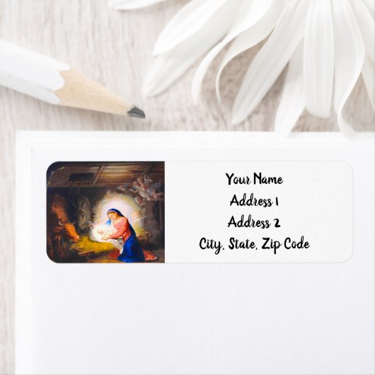 キリスト出生 ラベル (インサイチュ)