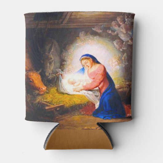 キリスト出生 缶クーラー (正面)