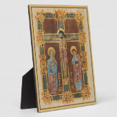 キリスト十字中世キリスト教美術プラーク フォトプラーク (側面)