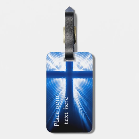 キリスト十字架 ラゲッジタグ (裏面縦)