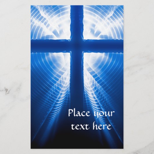 キリスト十字架 便箋 (正面)