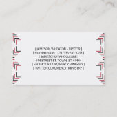 キリスト十字架 名刺 (裏面)