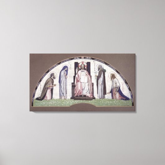 キリスト即位 キャンバスプリント (正面)