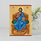 キリスト即位 箔シーズンカード (立ち正面)