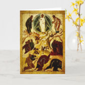 キリスト変容 カード (黄色い花)