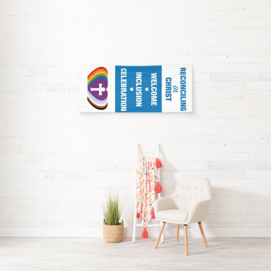 キリスト崇拝の旗で和解 横断幕 (インサイチュ)