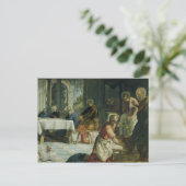キリスト弟子達の足を洗う， c.1547 ポストカード (スタンド正面)